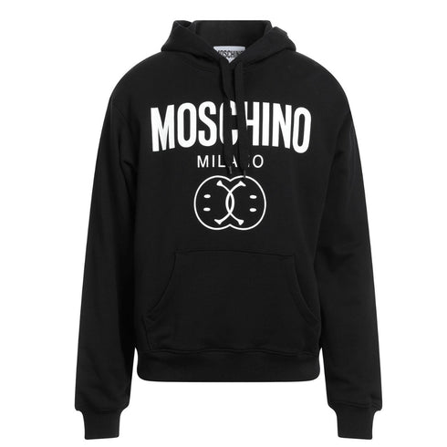 Moschino Double Smiley Black Hoodie 222ZRJ17109028 1555